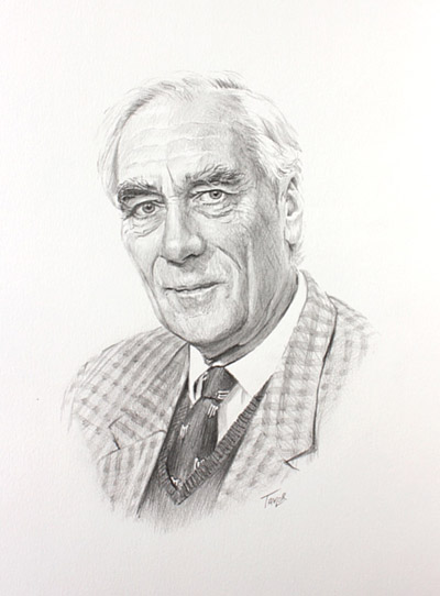 Dr Ben Ronald Brown Portrait by Simon Taylor